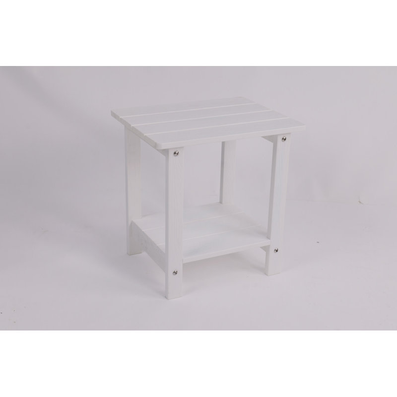 Élégante table d'appoint pour les collants et les apaisants après-midi, Blanc