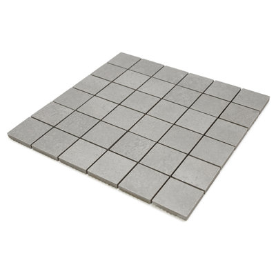 Element Concrete 2" x 2" Matte Porcelain Mosaic Wall & Floor Tile