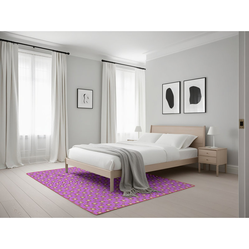 Ridlon Geometric Indoor Rug, Rectangle 5' x 7'