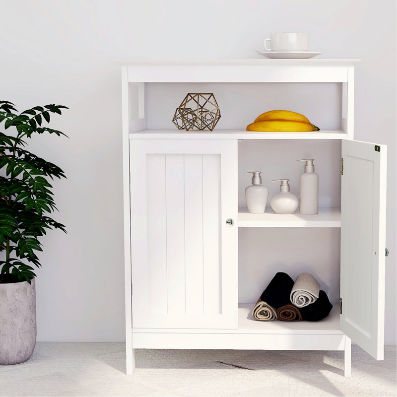 Armoire de rangement élégante pour salle de bain, armoire de rangement pour salle de bain avec deux portes