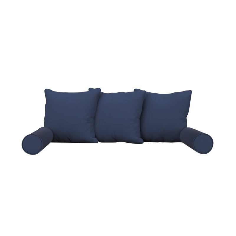  Ensemble de coussins de lit Swing, 6 pieds, style 1, bleu marine, 6 PIEDS, Marine