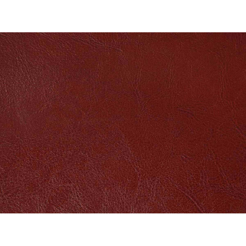 Repose-pieds rond en cuir 19,75 po Amable, Similicuir bourgogne