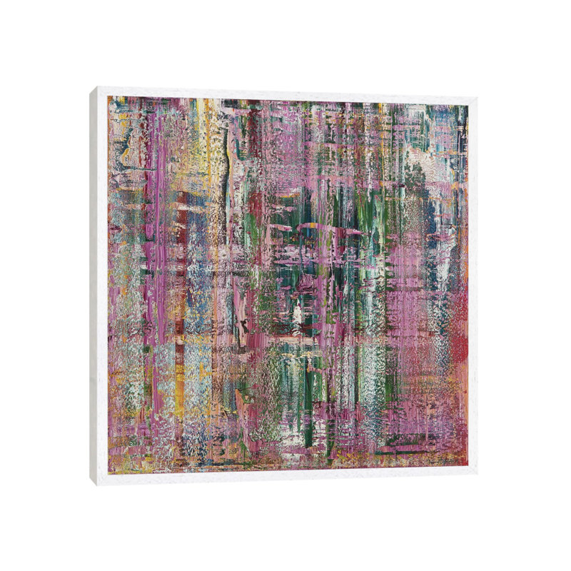 Plush Leather Seats by Spencer Rogers - Gallery-Wrapped Canvas Giclée on Canvas, 45.72 cm H x 45.72 cm W, White Framed
