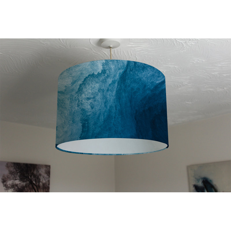 25cm H Canvas Drum Pendant Shade ( Clip On )