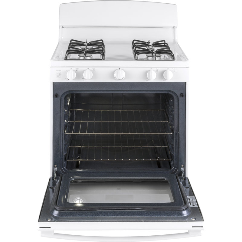 30" 4.8 cu. ft. Freestanding Gas Range, White