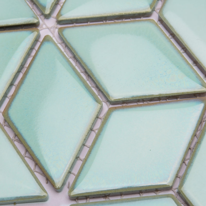 Hudson Rhombus 10-1 / 4 po X 11 3/4 po Carreau de mosaïque en porcelaine