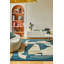 Aduma Wool Abstract Area Rug in Blue/Beige-64526961