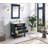 Manhattan 30" Single Vanity With Carrara Marble Top, Two Colors Available, Pre Assembled-1593601605-1577465721