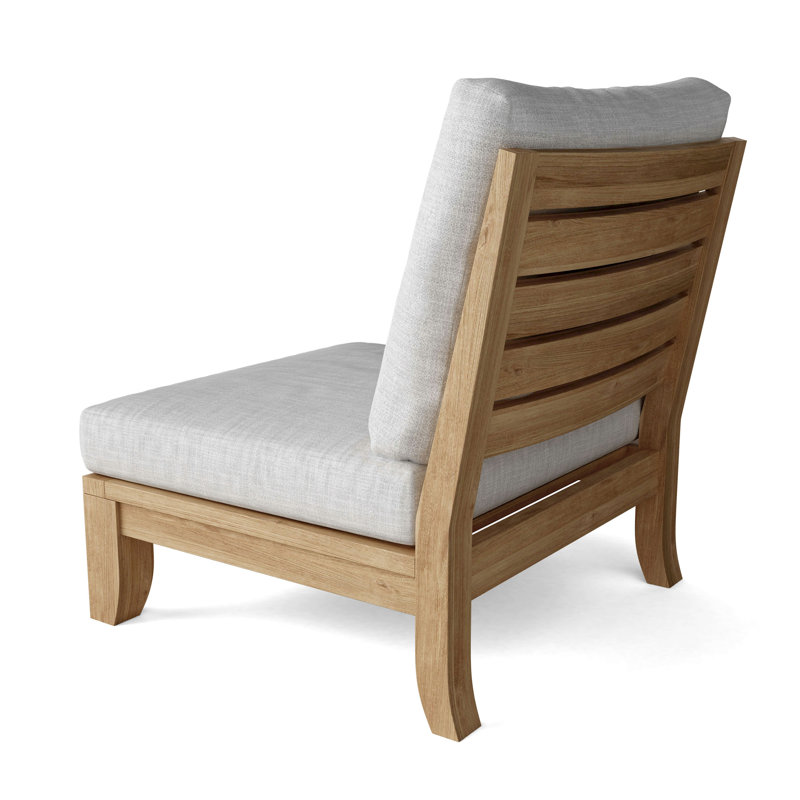 Luxe Outdoor Teak Lounge Chair