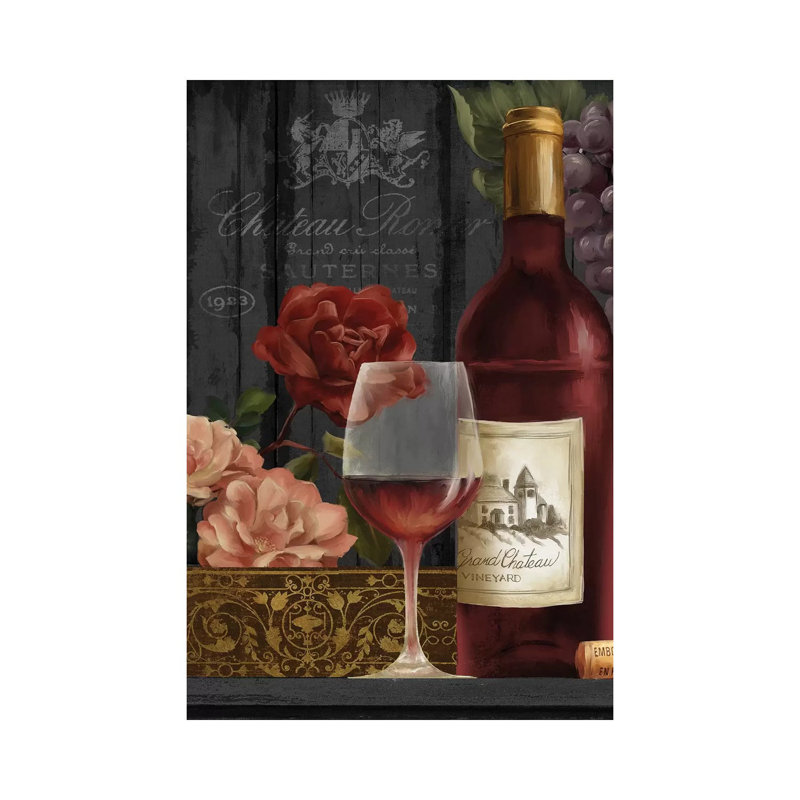 Chateau Wine I by Conrad Knutsen - Wrapped Canvas Print, 30.48cm H x 20.32cm W x 1.905cm D