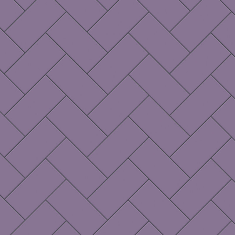 Carreau de céramique 3,88 po x 7,75 po Projectos, Mauve violet