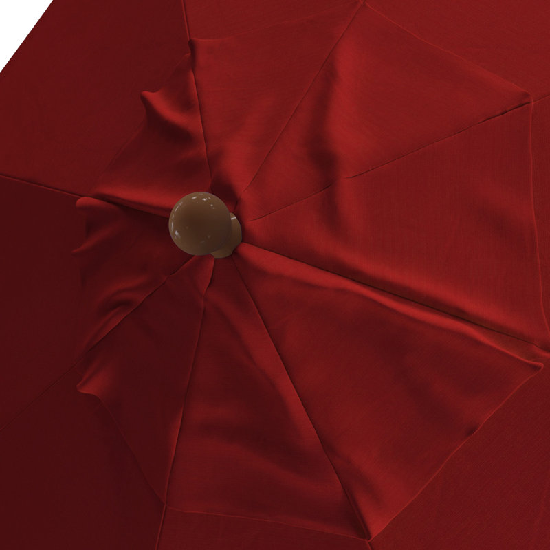 Parasol de marché 7 pi 6 po Kapree, Rouge - Pacifica