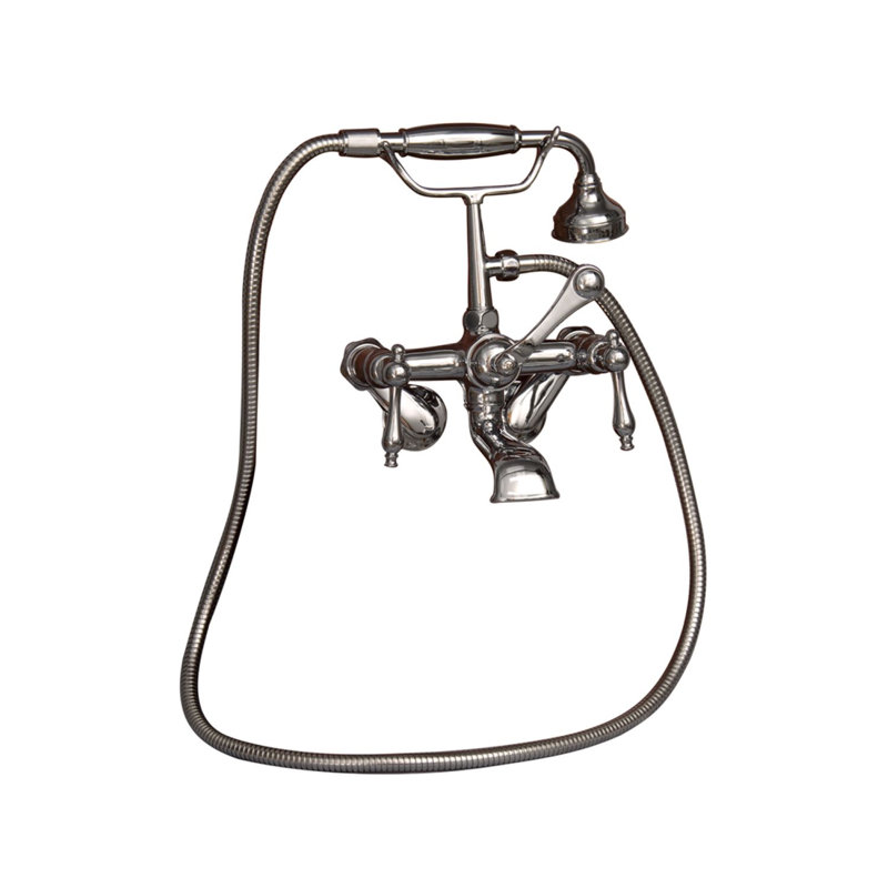 54'' x 30'' Soaking Cast Iron Bathtub, Polished Nickel
