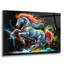 «Horse Graffiti Style» par Rey Klimt, art mural en verre acrylique-706680063
