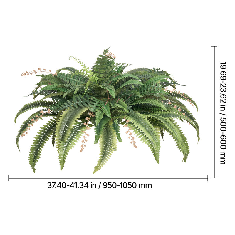 60cm Faux Fern Plant, 5, 60cm x 105cm