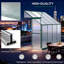 Ensemble de serre chaude en aluminium en aluminium L 99,5 po x l 50 po x H 86,5 po Greenhouse Greenhouse