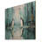 Penguin Family Elegance In Snow I - Penguin Wood Art On Natural Pine Wood-123261759