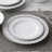 Noritake Silver Colonnade 12-Piece Dinnerware Set, Service For 4