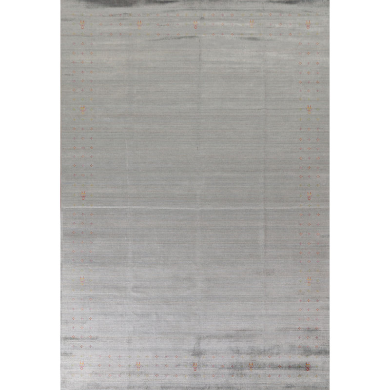 Tapis de salon fait à la main Gabbeh 9 x 12
