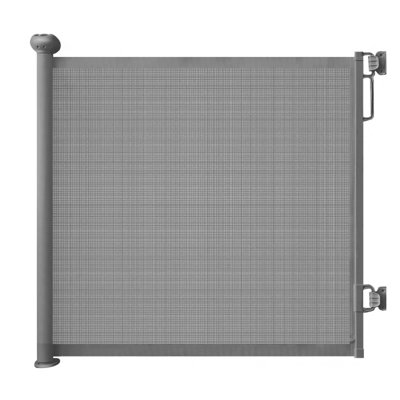Retractable Baby & Pet Safety Gate – Wide, Adjustable Mesh Barrier