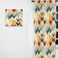 Beige chevron mosaïque Fusion I - Rideau glamour - Velours obscurcissant - 1 panneau-107561544