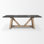 Zaley Mango Rectangular Solid Wood Top with Solid Wood Base Dining Table