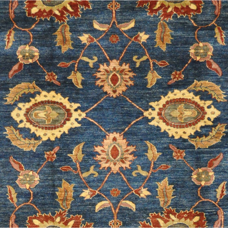 Wool Floral Indoor Rug