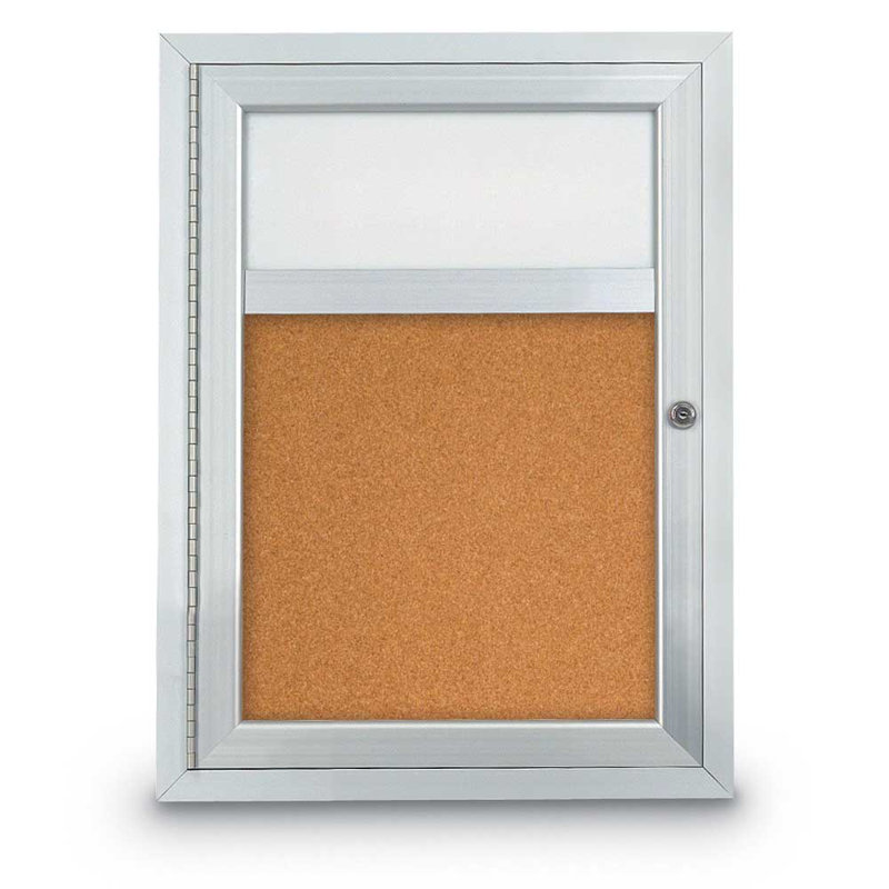 Panneau de liège fermé avec en-tête, 24 po x 18 po