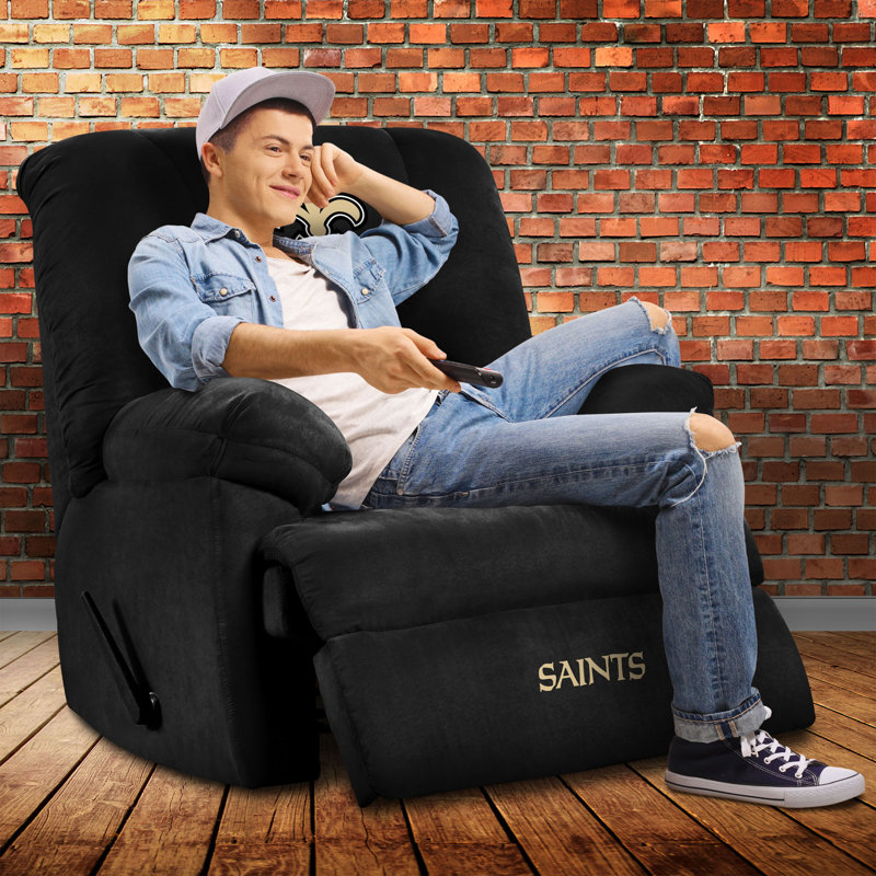 NFL Upholstered Recliner, New Orleans Saints