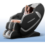 Zero Gravity Massage Chair, SL-Track, Full Body, Waist Heating, Foot Rollers, Airbags, Bluetooth Speaker, 6 Modes, 5 Techniques, 4D, 3 Intensity and Speed Optional, 2 LED Lights, 1 Remote Controller