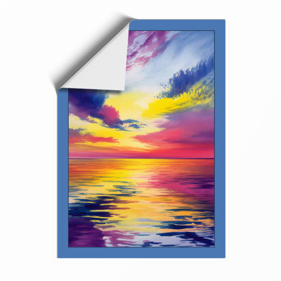 Sunset Over Water Coastal - Print