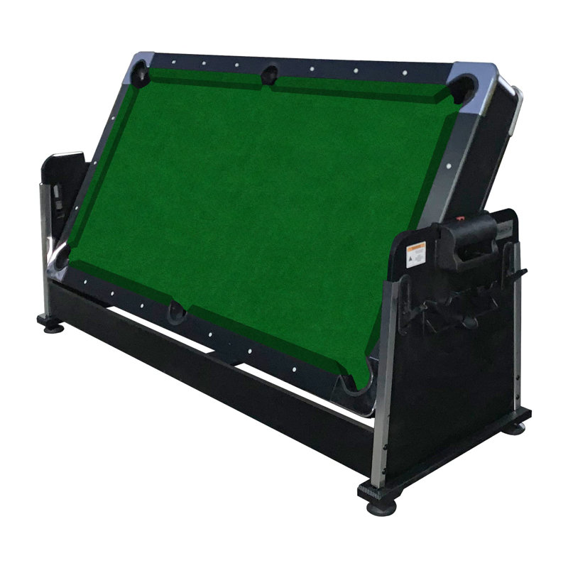 Rack Triad 7-foot 3-in-1 Multi Game Swivel Billiard/pool Table (green Felt With Black Body)