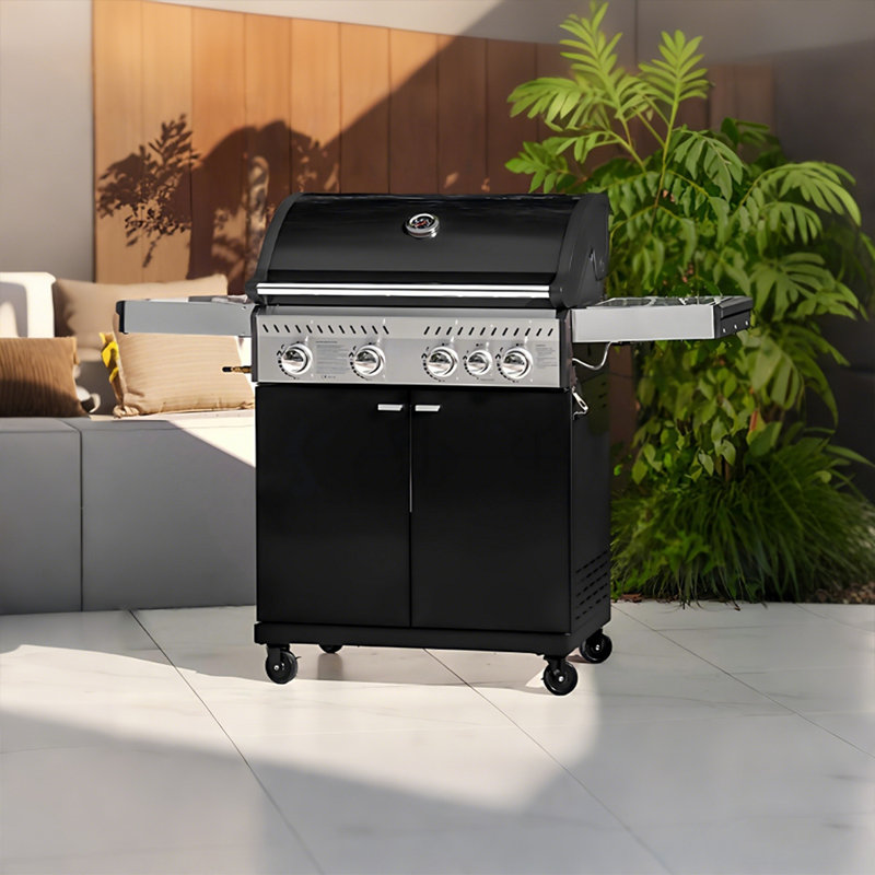 Barbecue à gaz 53,15 po pour la cour extérieure à double usage