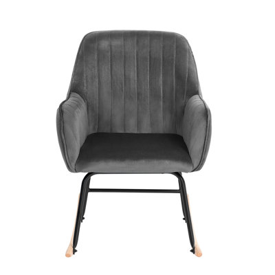 Ines Upholstered Rocking Chair