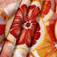 Tapisserie murale fruit pamplemousse blanc-133645020