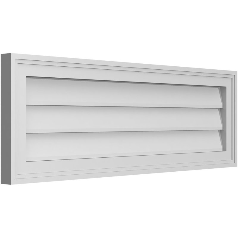 Cadre en brique, brun clair apprêté, H 12 po x l 36 po x P 1,5 po