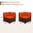 Wicker Outdoor Patio Chair With Cushions-610290711