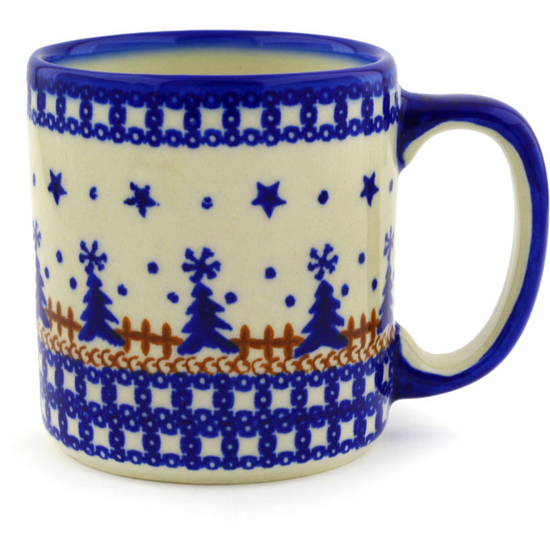 Winter Snow Stoneware Coffee Mug