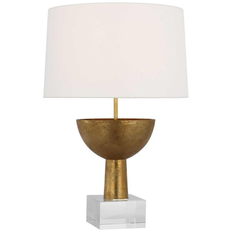 Eadan Table Lamp, Museum Brass