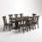 Josiane Solid Wood Rectangular Dining Table-515700481-516180357
