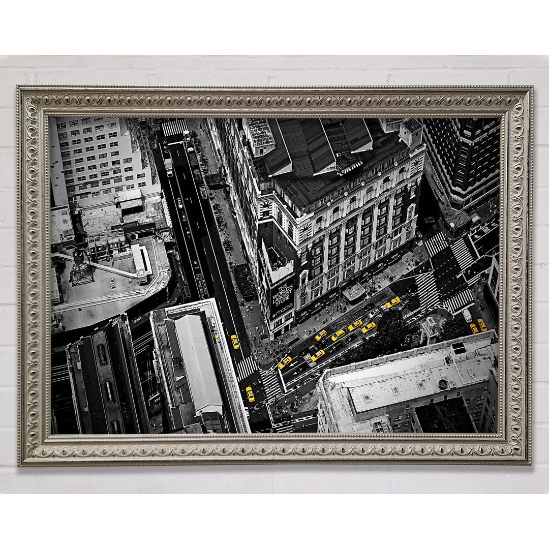 New York City Streets From Above - Einzelne Bilderrahmen Kunstdrucke