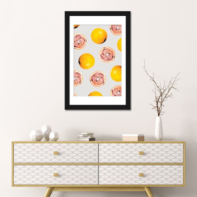 « pamplemousse pattern », impression sur toile