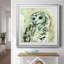 Hibou des bois - peinture encadrée-1118893713-1118893712