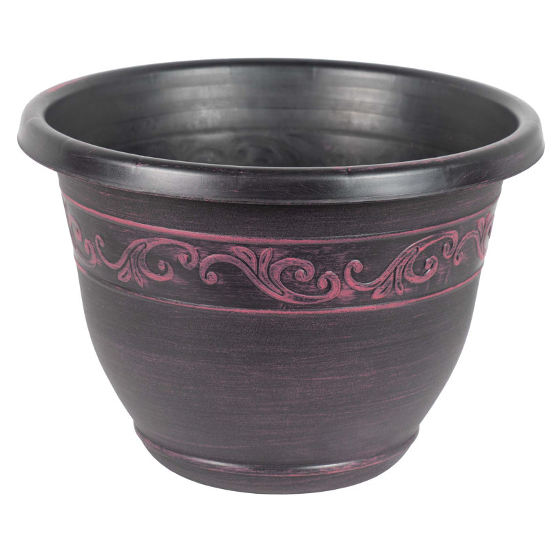 Ranson Pot Planter, Toffee, 9.5" H x 13" W x 13" D