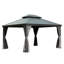 Abri et abri de jardin durables (doit inclure le cadre), patio moderne en acier 10 x 14