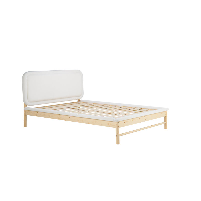 Bleboo Bed, Kingsize (5'), White