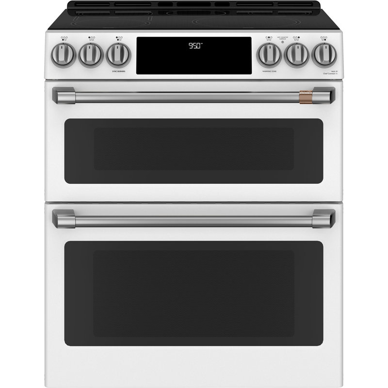 Front Control Induction Range Handle Kit, Brushed Stainless