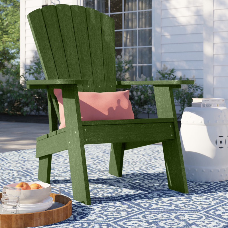 Chaise Adirondack en plastique Shay, Vert cactus