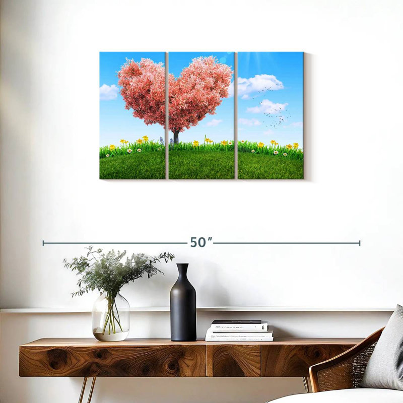 Hardie Spring Heart Tree, 20" H x 33" W