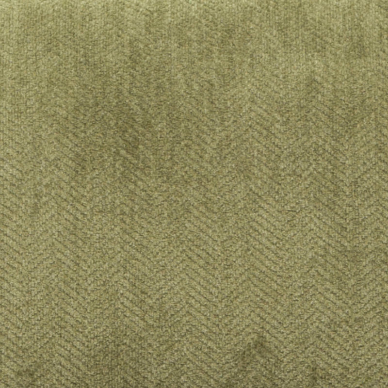 Fauteuil d'appoint sans accoudoirs avec coussin Pisano, Chenille verte